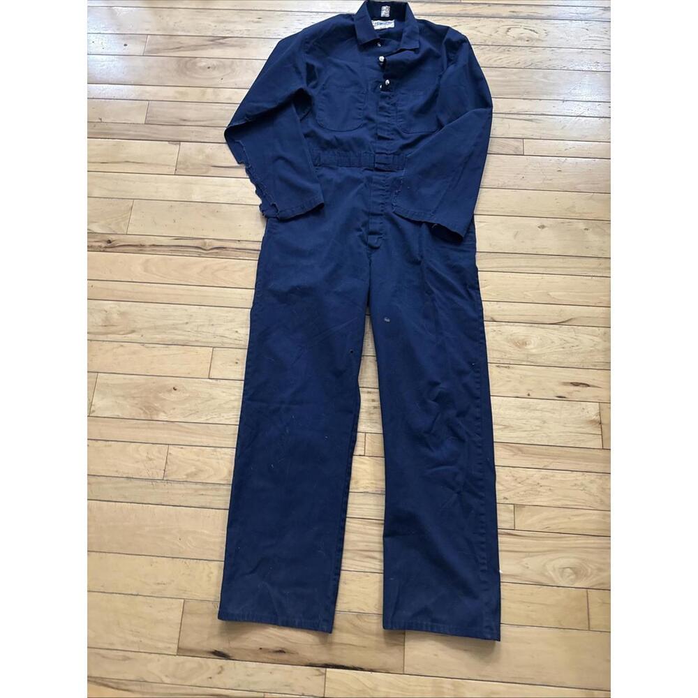 Vintage Ringling Bros Barnum & Bailey Coveralls Jumpsuit Mens Size 42 Long Read - Picture 7 of 9